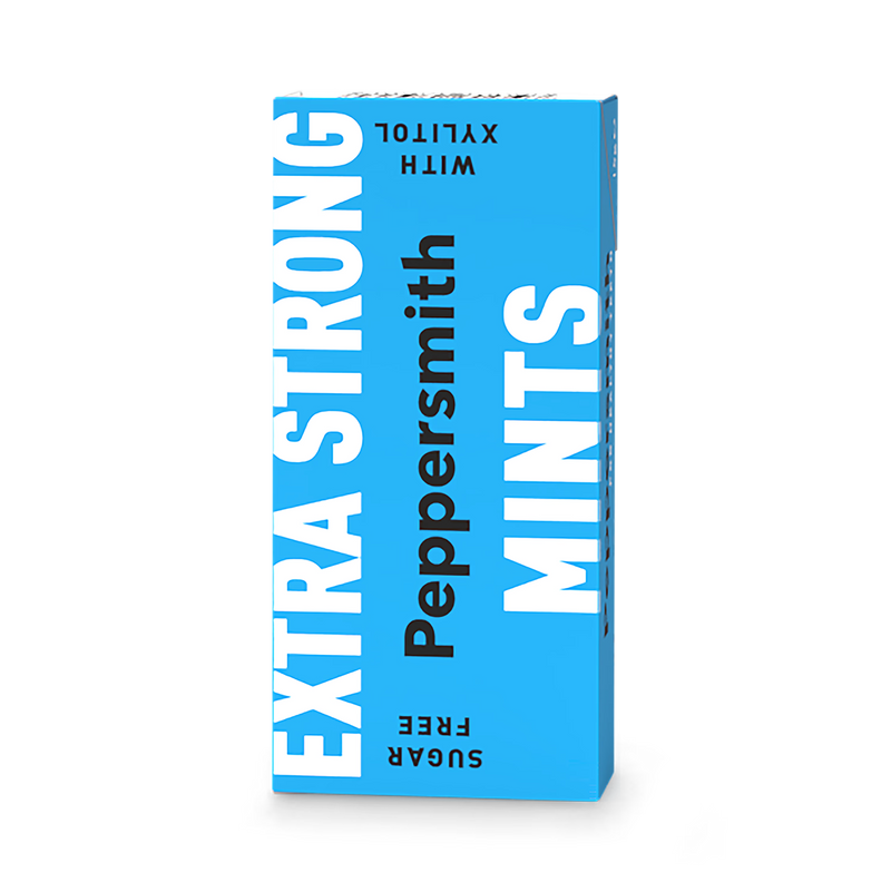 Peppersmith extra strong mints 15g (British brand)
