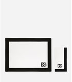 Dolce&Gabbana DG logo placemat and napkin set in soft cotton (British brand)
