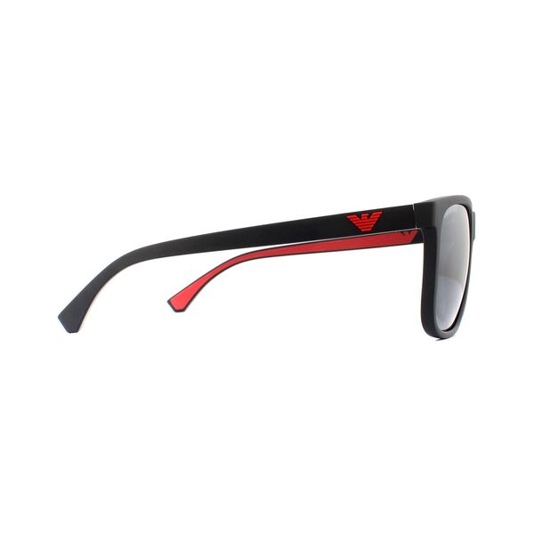 Emporio Armani 4129 black mirrored men sunglasses, imported from the UK