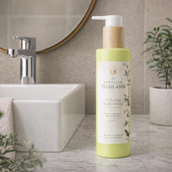 Wanderflower lemongrass jasmine body lotion 240ml, imported from the UK