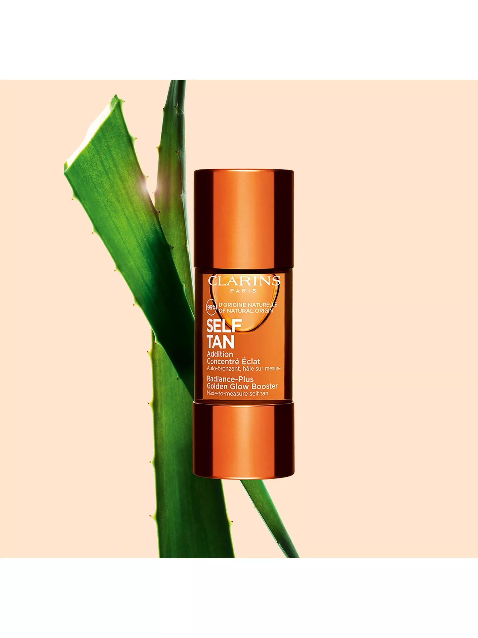Clarins Golden Glow Booster face tanning drops 15ml, UK version