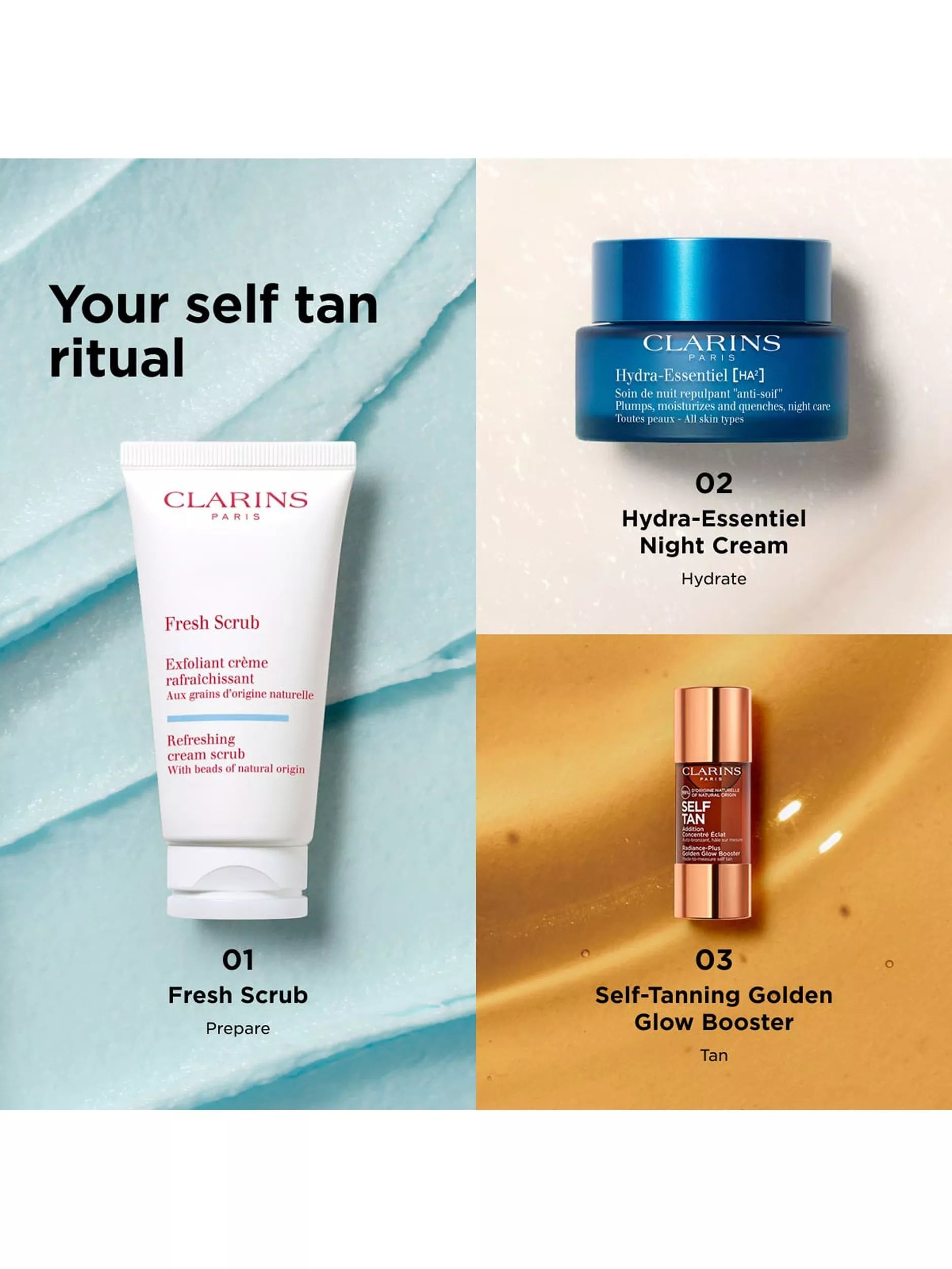 Clarins Golden Glow Booster face tanning drops 15ml, UK version