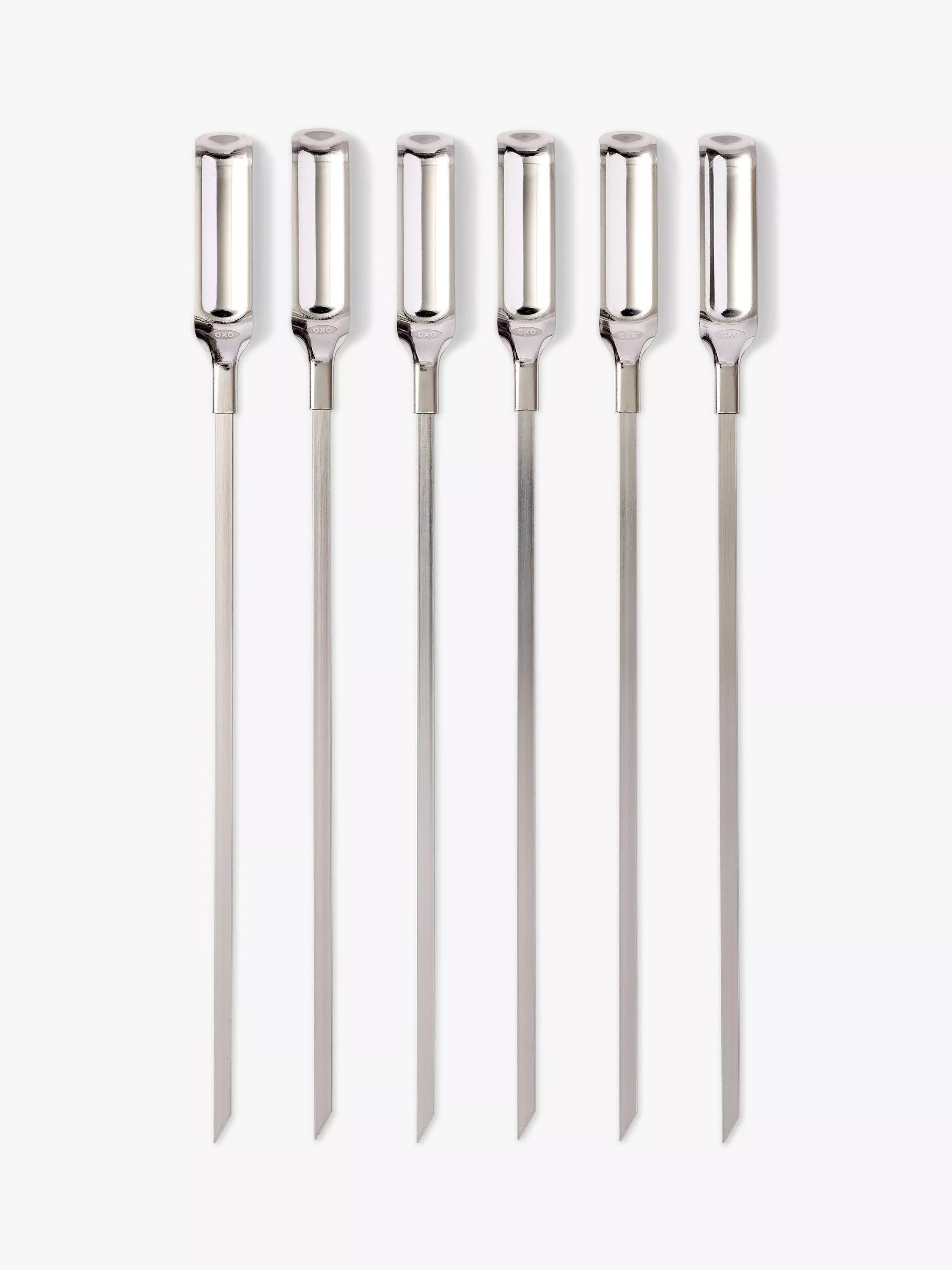 OXO stainless steel BBQ skewers pack of 6 - British product