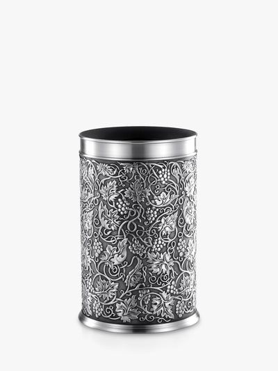 John Lewis Pewter Flaskekjøler med Isolert Innvendig Fôr og Druemotiv - Kjøp online på McGrocer