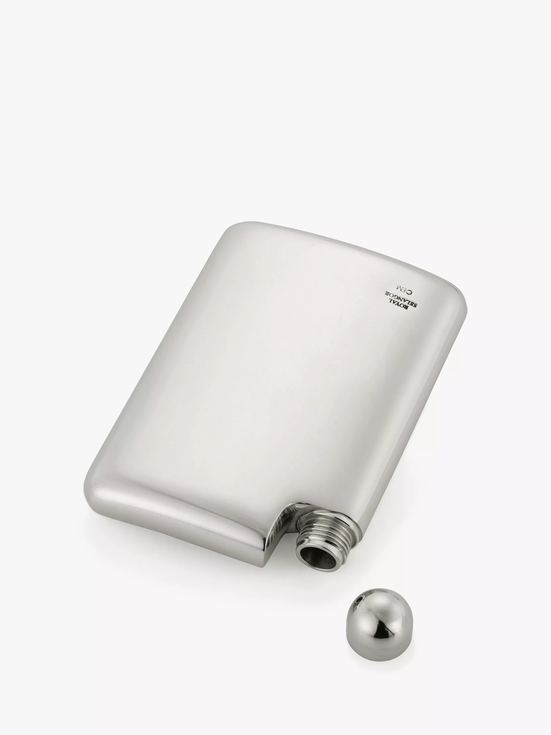 Royal Selangor pewter hip flask 140ml - British product