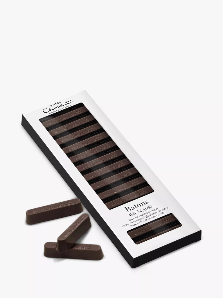 Hotel Chocolat 45% Nutmilk Vegan Chocolate Batons, 120g