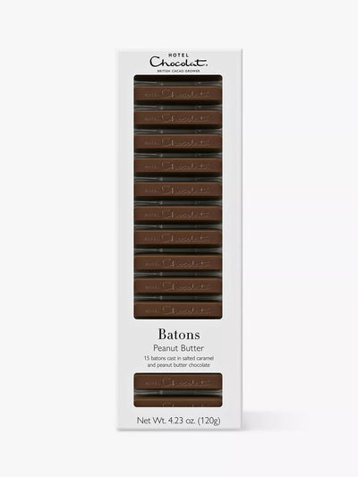 John Lewis Peanut Butter Caramel Milk Chocolate Batons 120g- Buy online at McGrocer