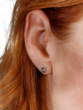 Kit Heath Coast Pebbles sterling silver stud earrings - British product