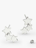 Kit Heath sterling silver star gazer galaxy stud earrings for pierced ears, UK version