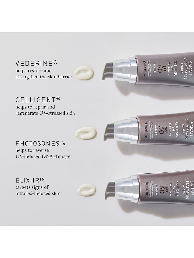 Sarah Chapman usynlig SPF 50 fuktighetskrem 30ml (britisk merke)