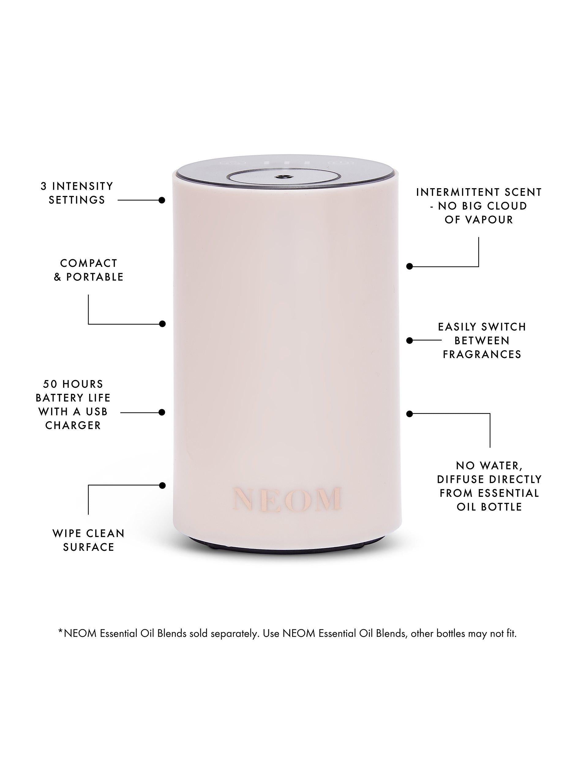 NEOM Mini Electric Diffuser Wellbeing Pod, imported from the UK