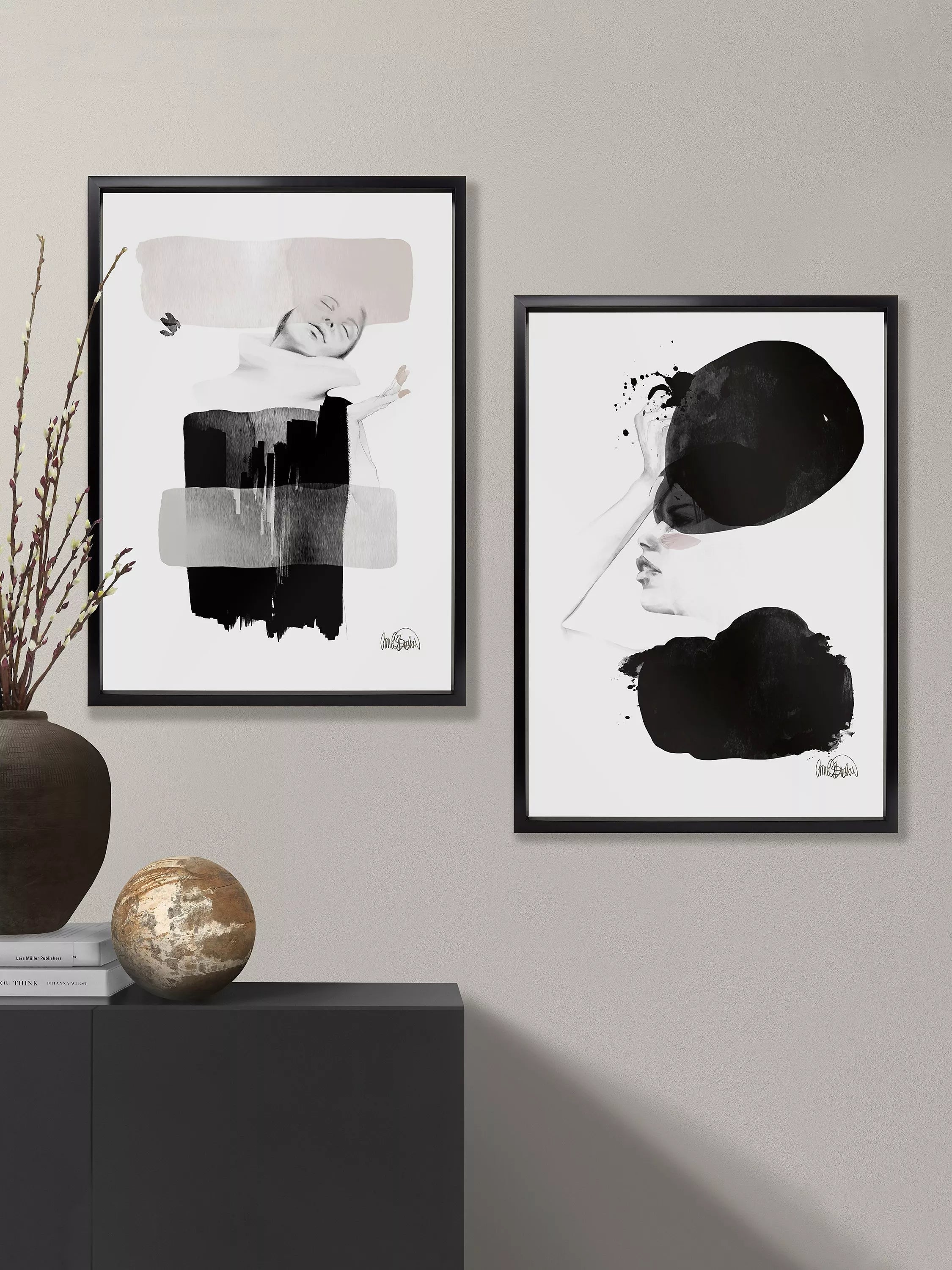 Brookpace Lascelles Anna Bulow Noise print 75x55cm (British brand)