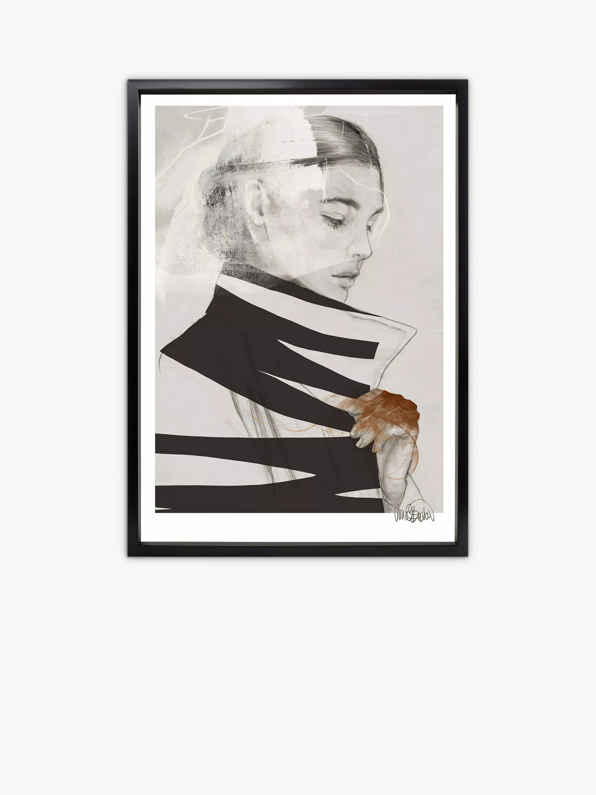 Brookpace Anna Bulow Frida Framed Print 75 x 55cm - British product