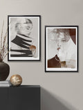 Anna Bulow 'Untold Stories' framed print by Brookpace Lascelles, Grey 73x54cm - British product