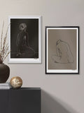 Brookpace Lascelles Anna Bulow Flow 4 framed print 75x55cm - British product