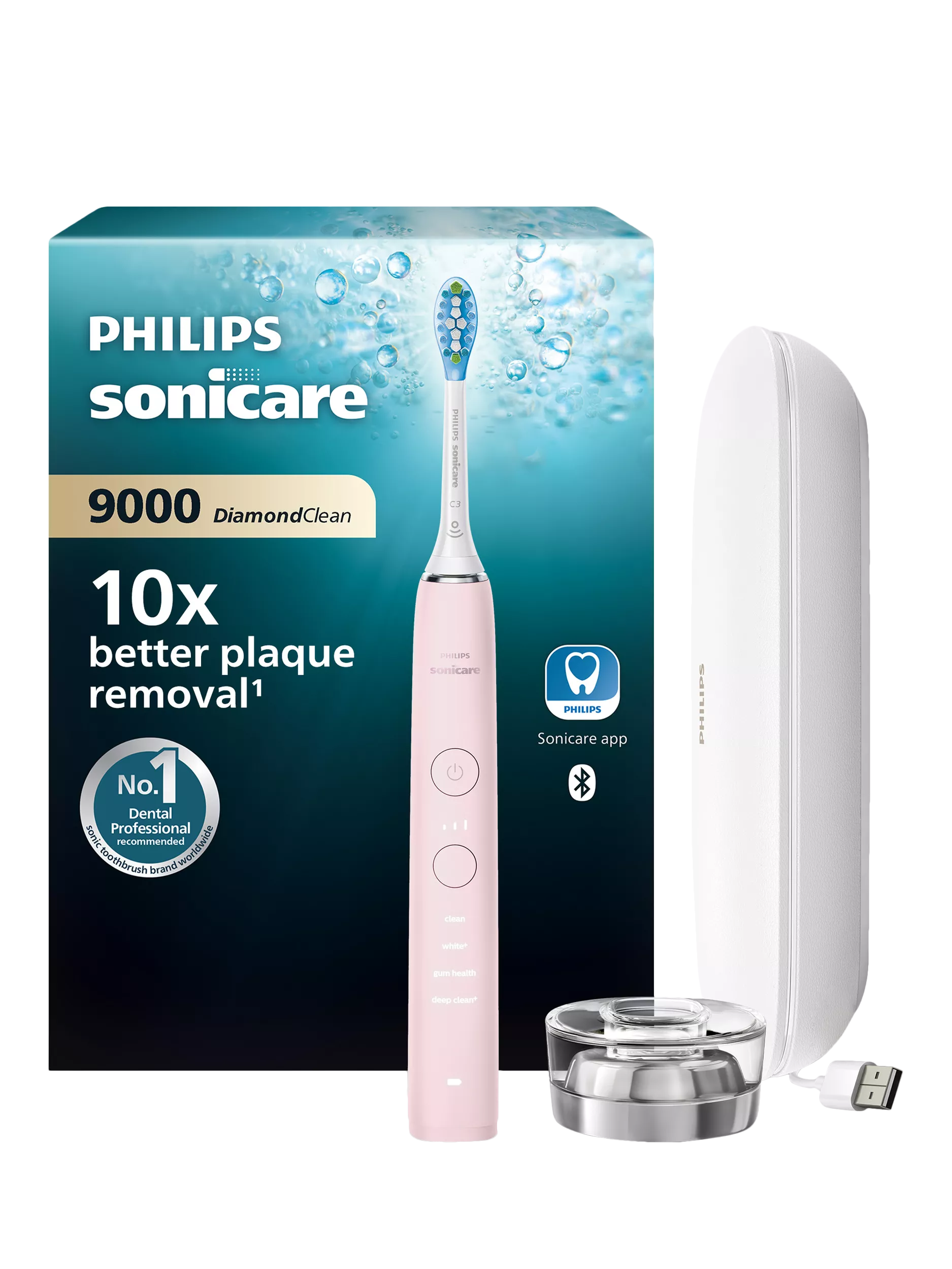 Philips Sonicare HX9911 DiamondClean 9000 Electric Toothbrush with App