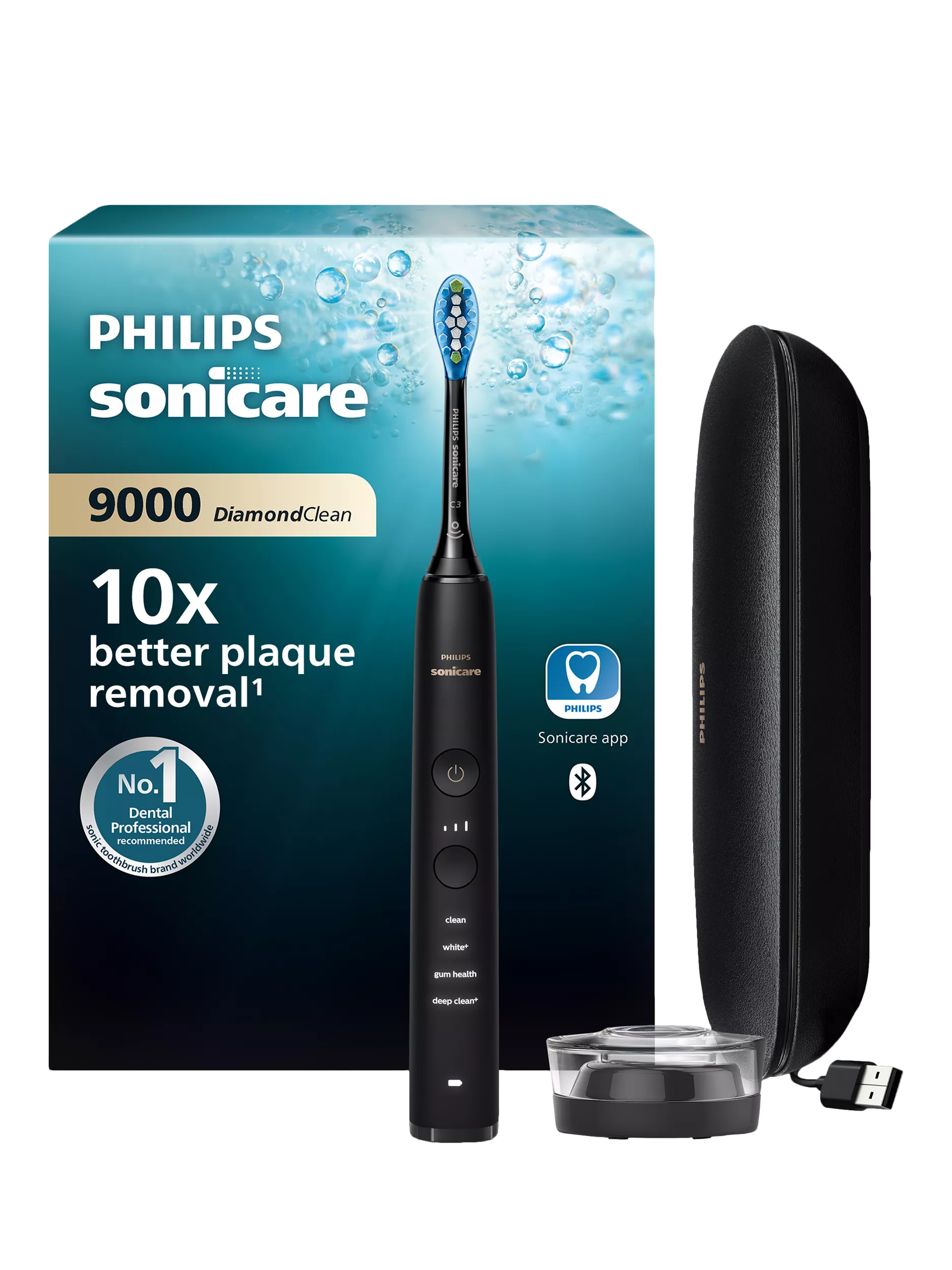 Philips Sonicare DiamondClean 9000 electric toothbrush, UK version