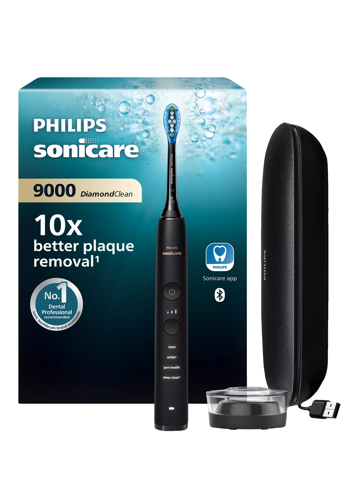 Philips Sonicare DiamondClean 9000 electric toothbrush, UK version