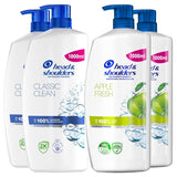 Head & Shoulders Classic Clean & Apple anti-dandruff shampoo 2 x 1L, UK version