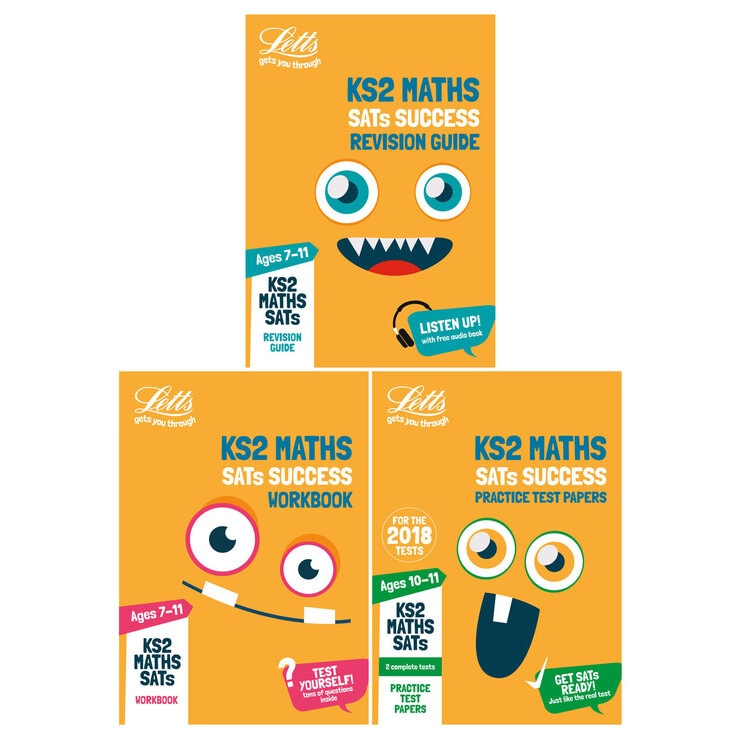 Lot SATS Pack de 3 livres éducatifs, importé du Royaume-Uni