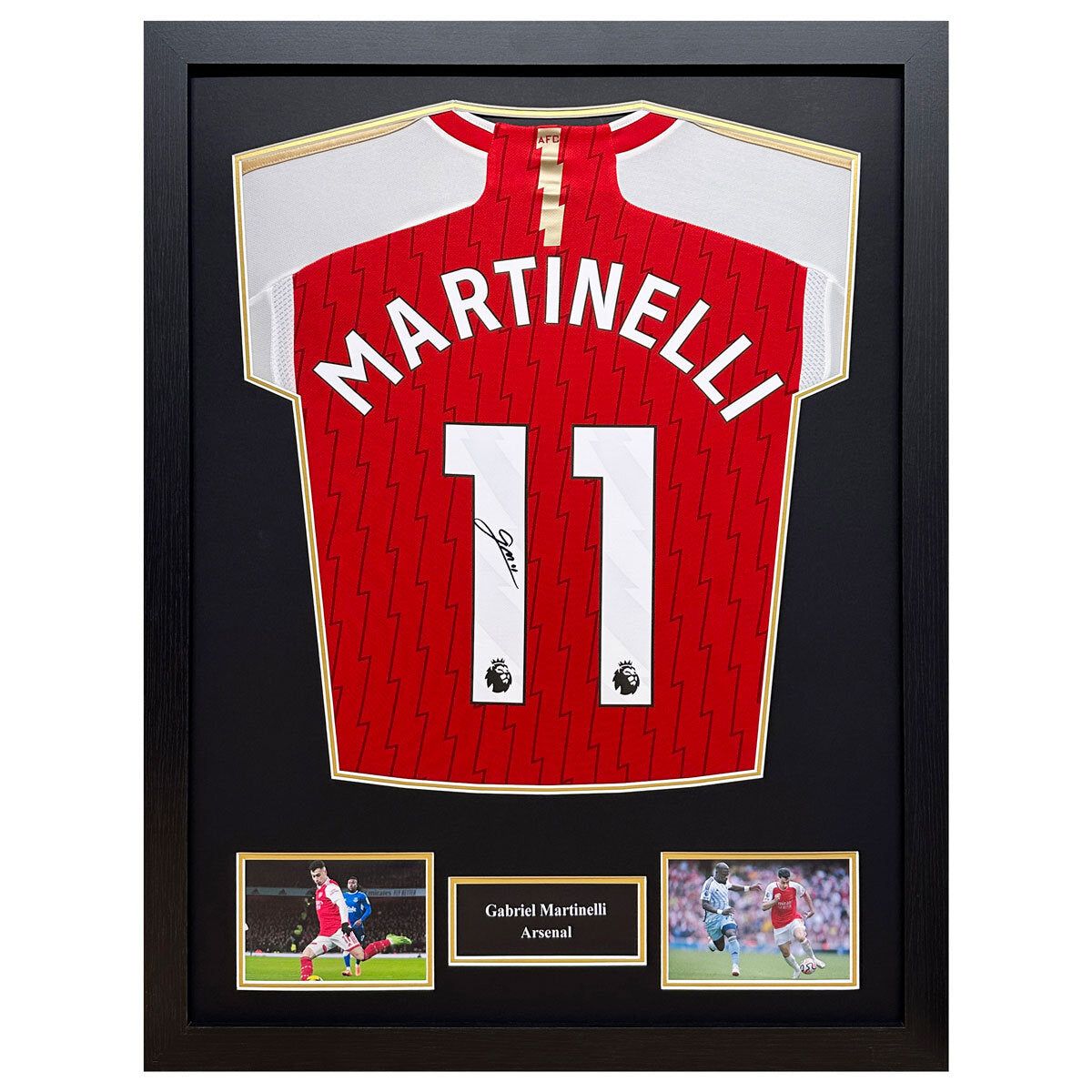 Gabriel Martinelli Signed Arsenal Shirt GOODS Costco UK