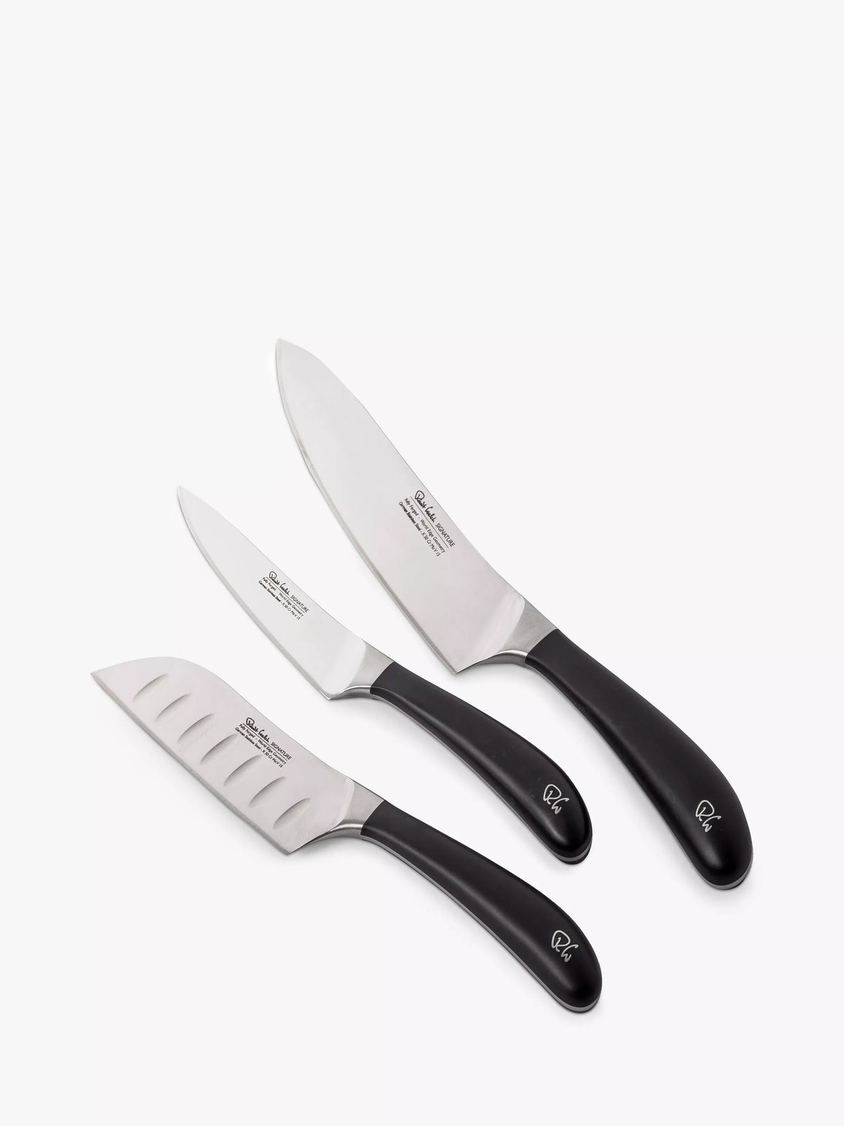 Robert Welch 3 piece stainless steel knife set - British product