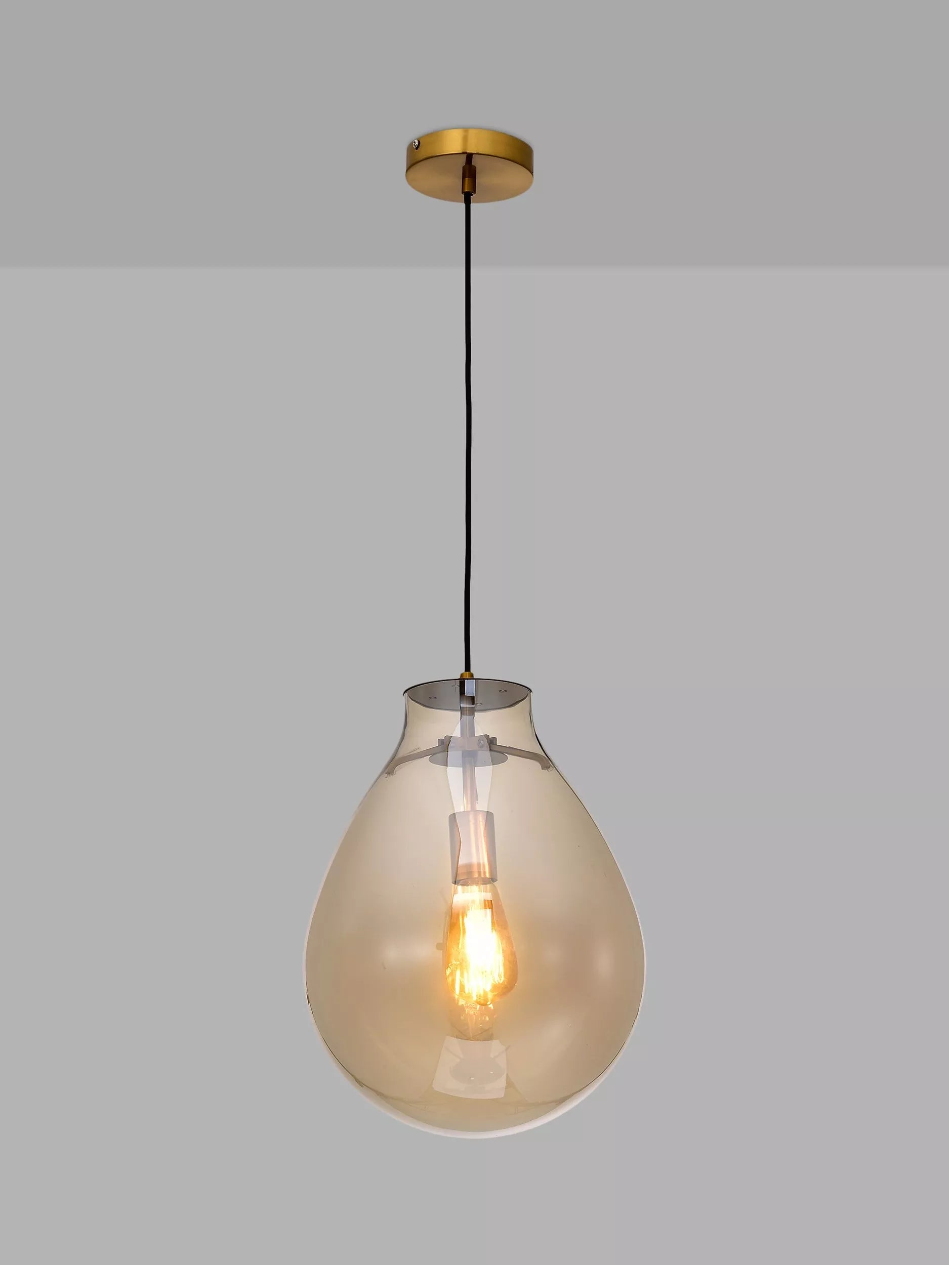 Impex Rio Glass Ceiling Light Small