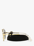 Versace women's aviator sunglasses white on gold, imported from the UK