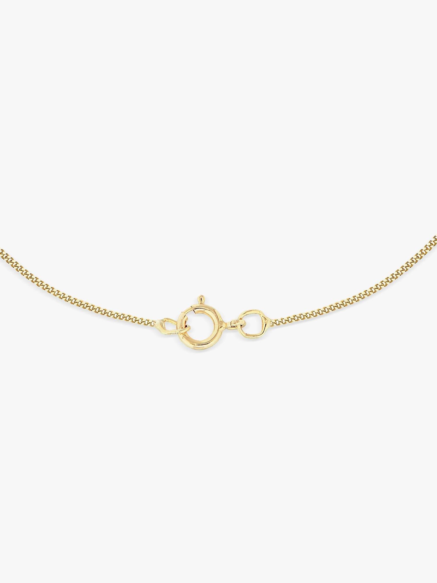 IBB 9ct yellow gold zodiac pendant necklace (British brand)