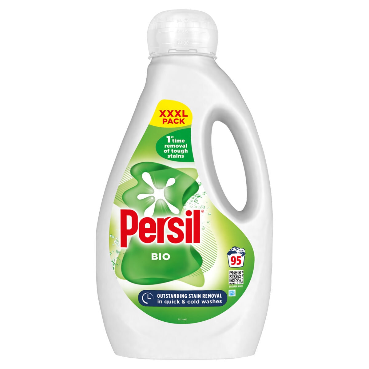 Persil Bio laundry liquid detergent 2.565L, imported from the UK