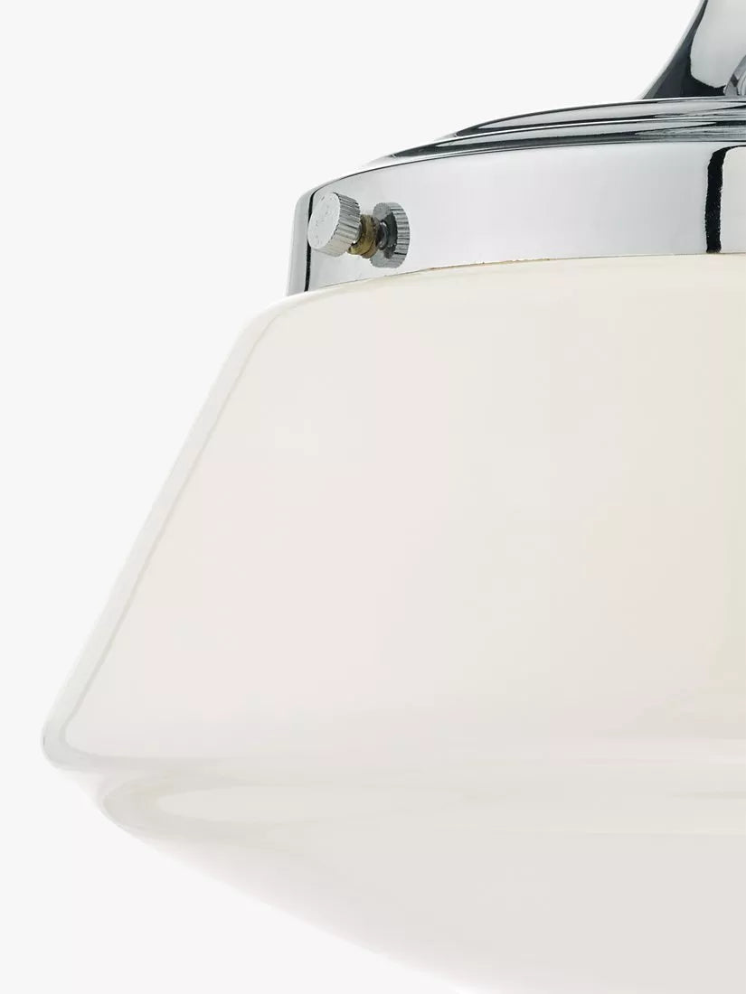 Där Caden semi-flush ceiling light polished chrome, UK version