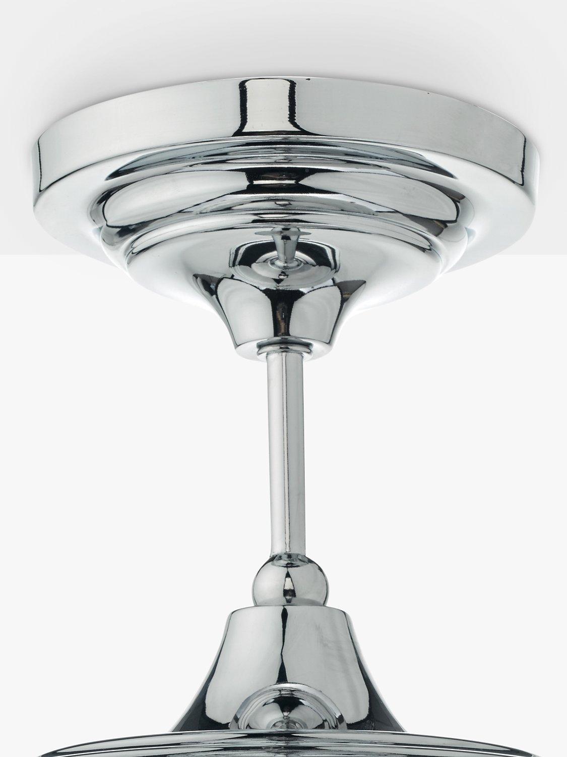 Där Caden semi-flush ceiling light polished chrome, UK version