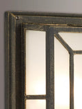 Där outdoor wall light black gold IP44, UK version
