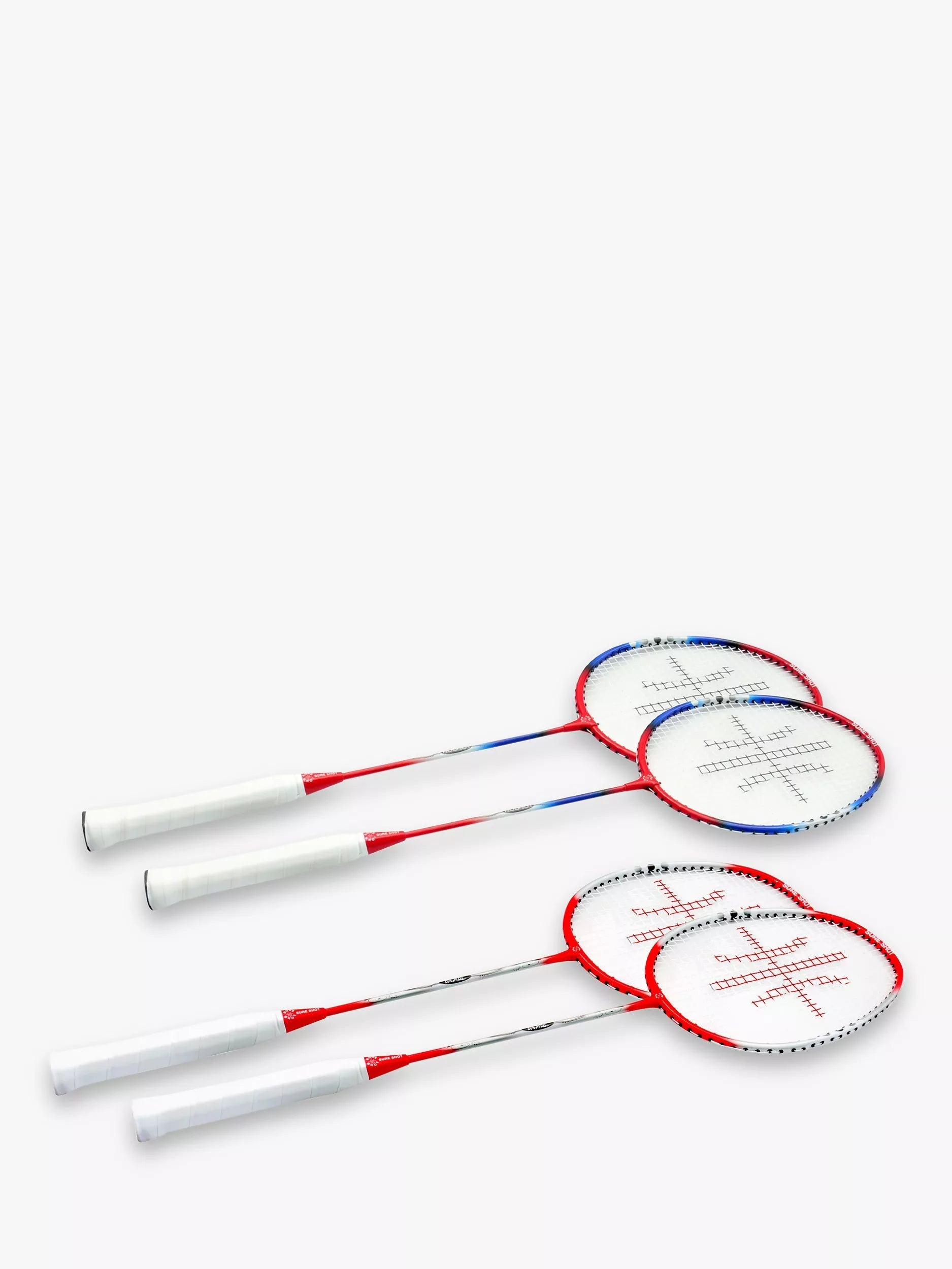 Sure Shot badminton set with rackets, shuttles and net, UK version