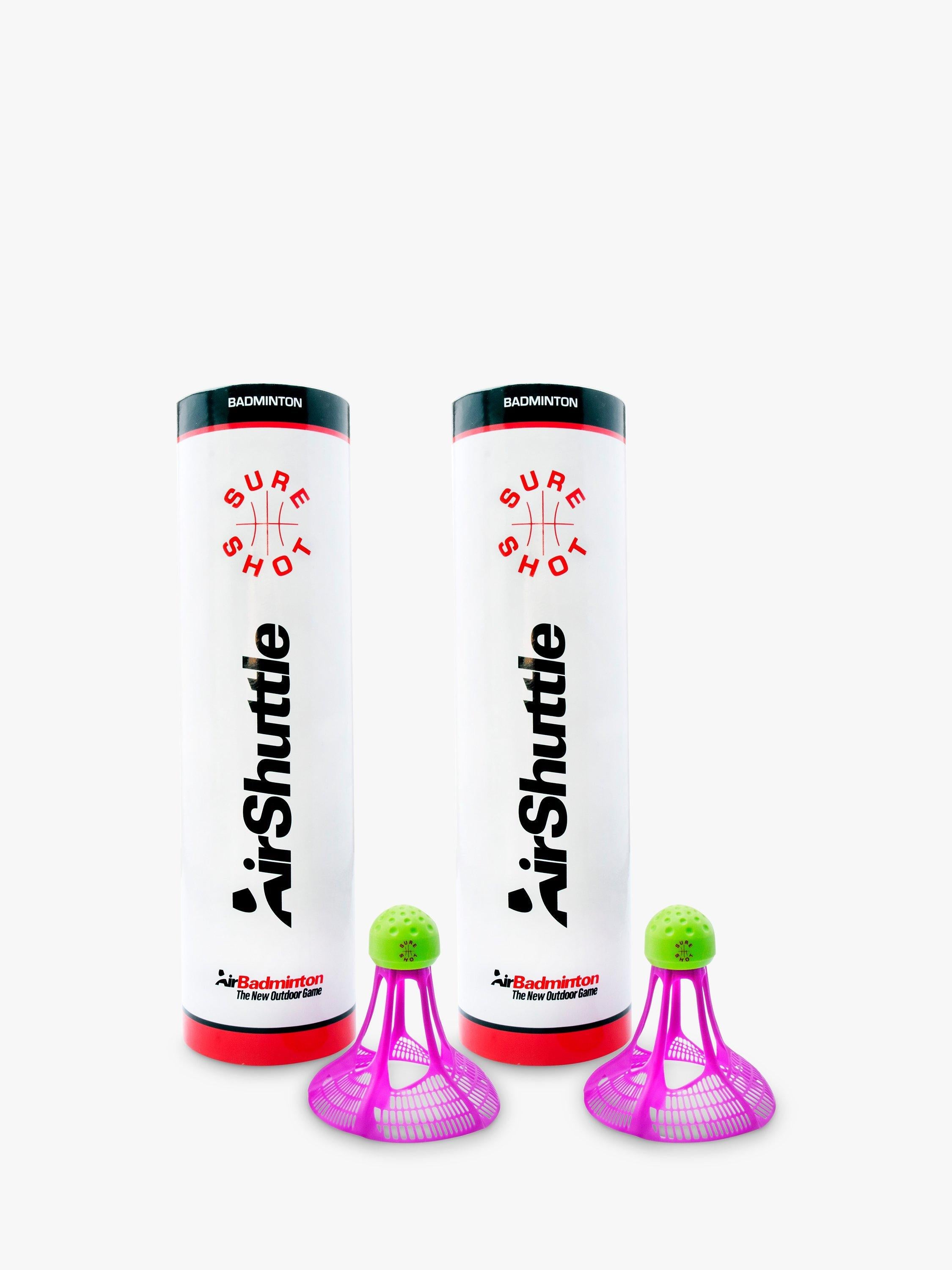 Sure Shot badminton set with rackets, shuttles and net, UK version