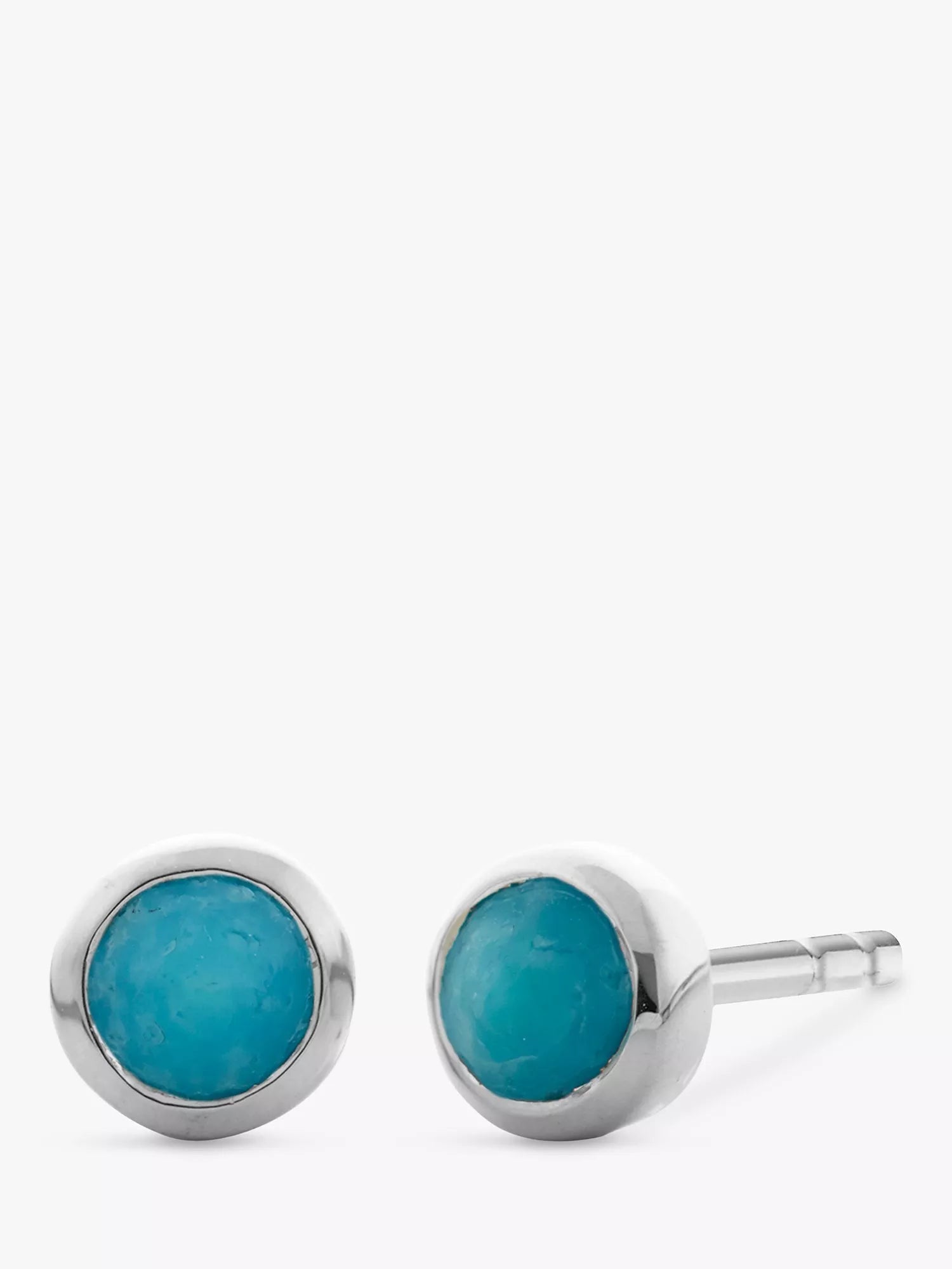 Monica Vinader Mini Gem Stud Earrings