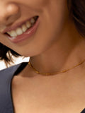 Monica Vinader triple beaded chain necklace 45-50cm - British product