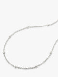 Monica Vinader sterling silver beaded chain bracelet - British product