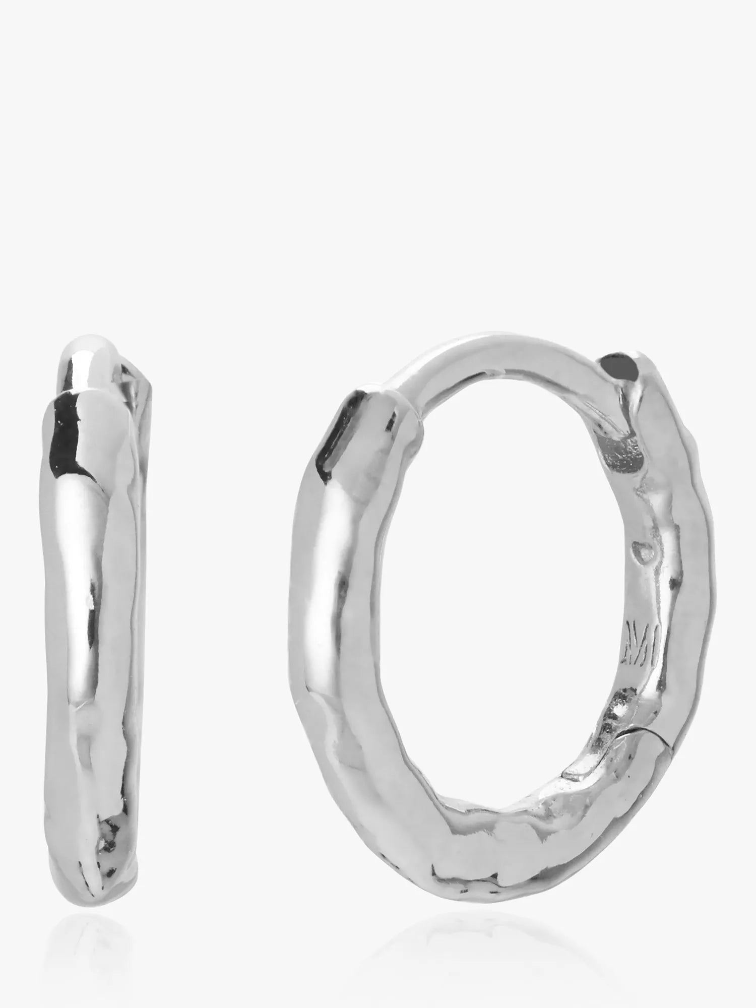 Monica Vinader mini huggie earrings sterling silver - British product