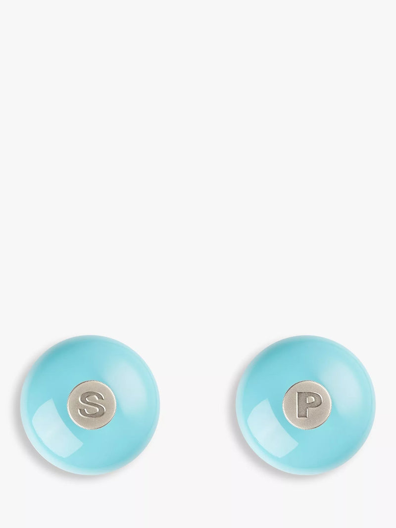 Le Creuset salt and pepper mills classic set of 2 teal (British brand)