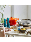 Le Creuset salt and pepper mills classic set of 2 teal (British brand)
