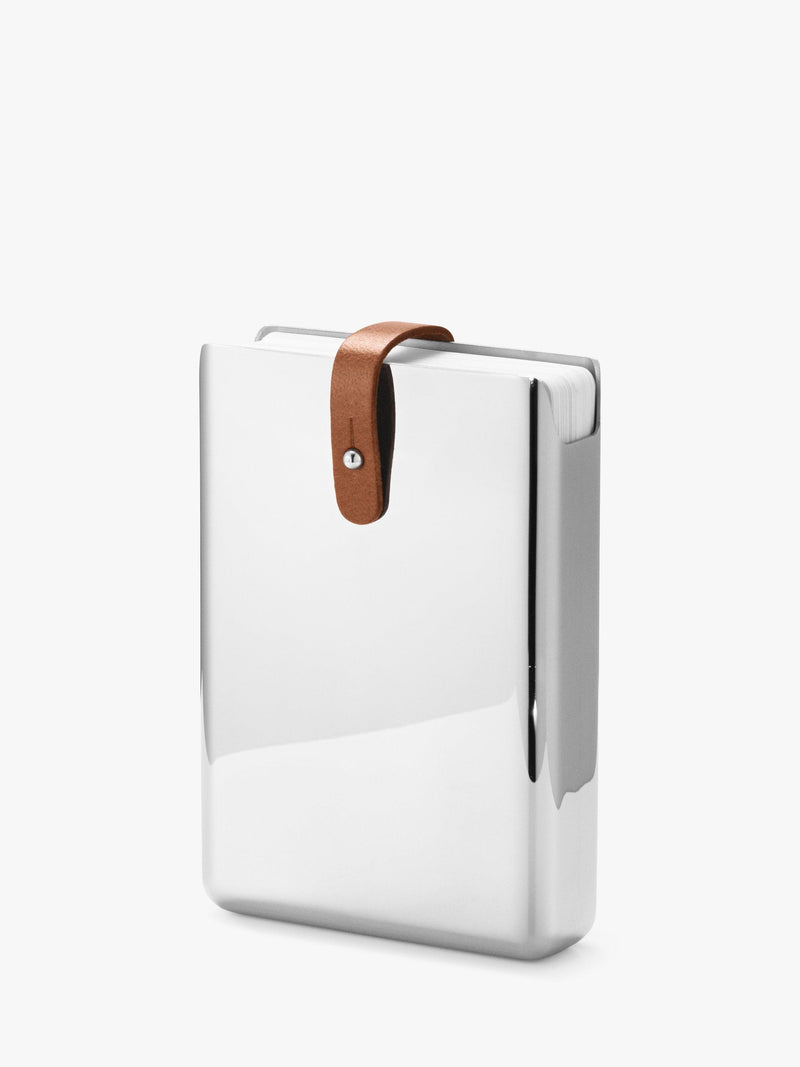 Georg Jensen Sky silver playing card deck and holder (British brand)