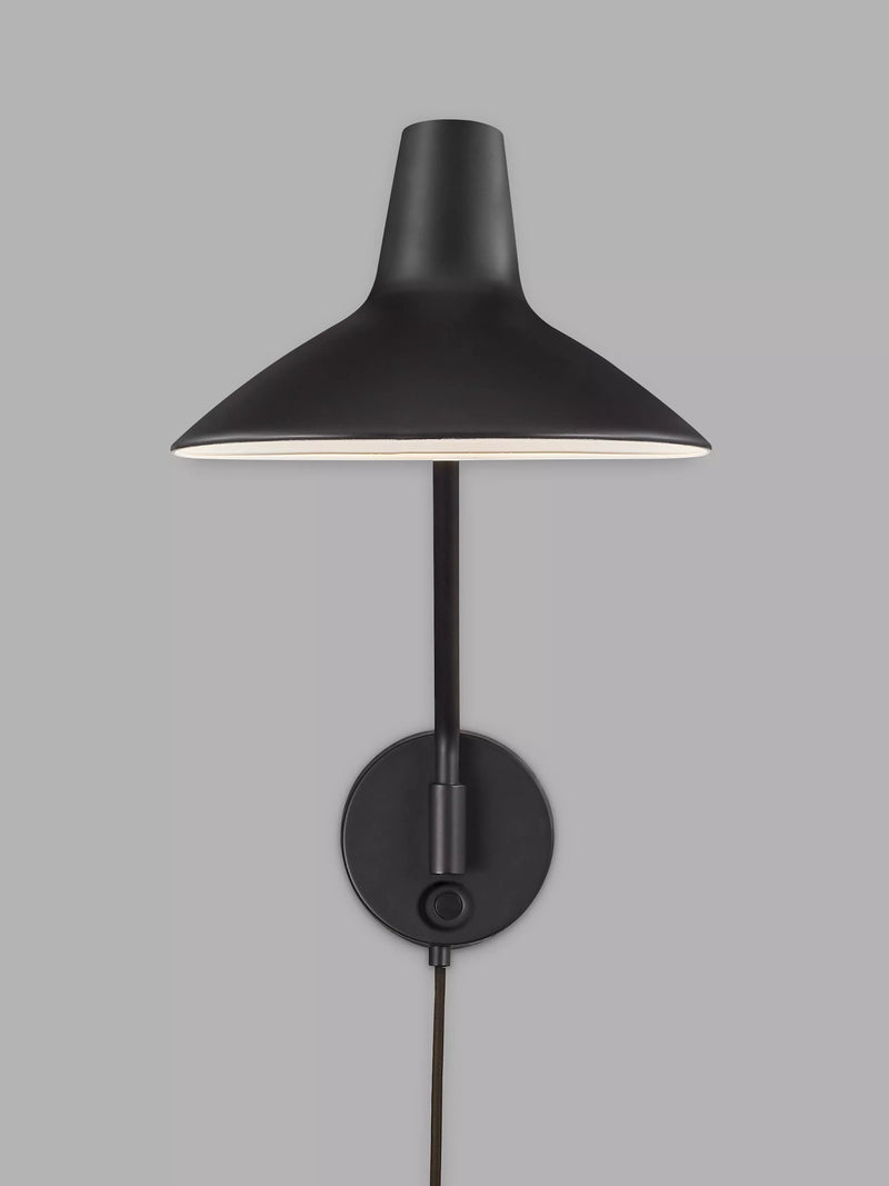 Nordlux Darci touch wall light black adjustable - British product