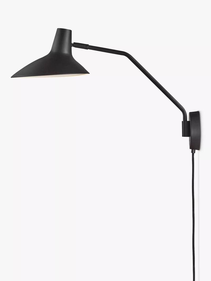 Nordlux Darci touch wall light black adjustable - British product