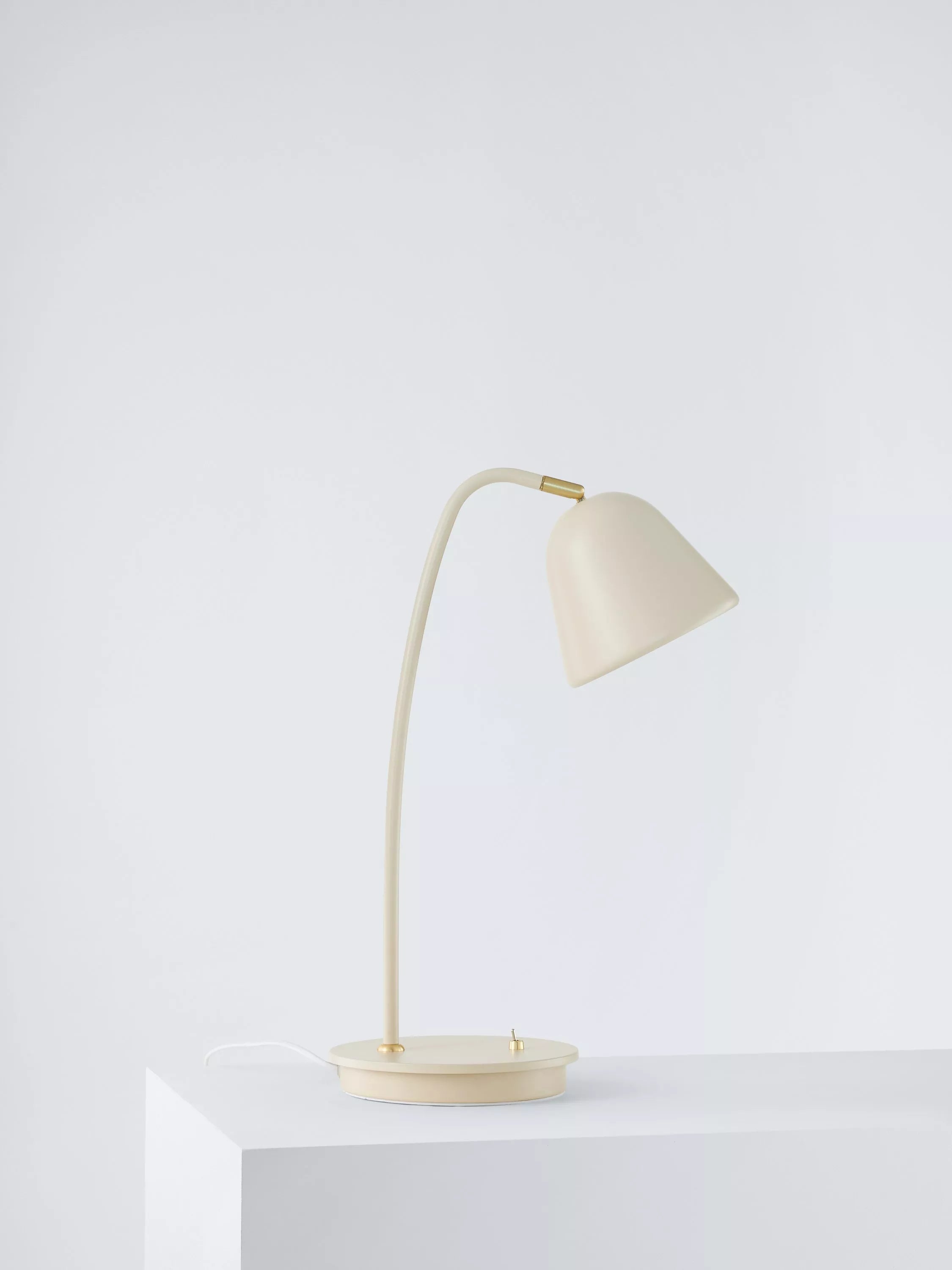 Nordlux Fleur desk lamp beige brass details - British product