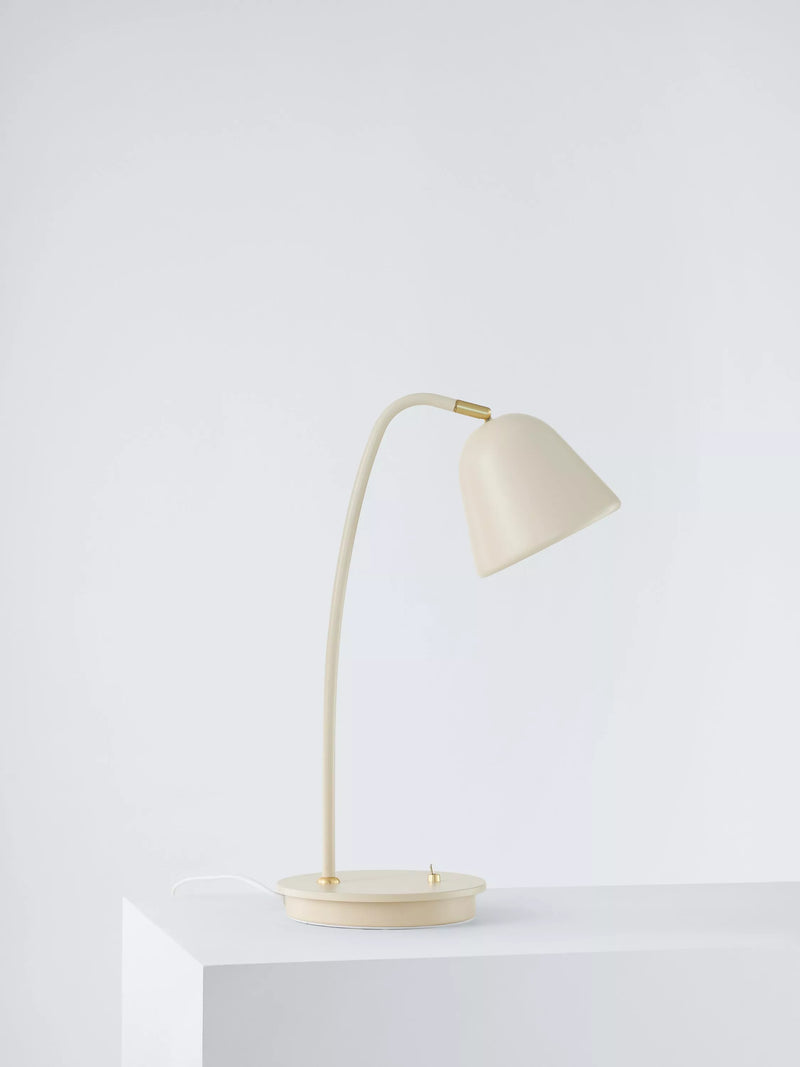 Nordlux Fleur desk lamp beige brass details - British product