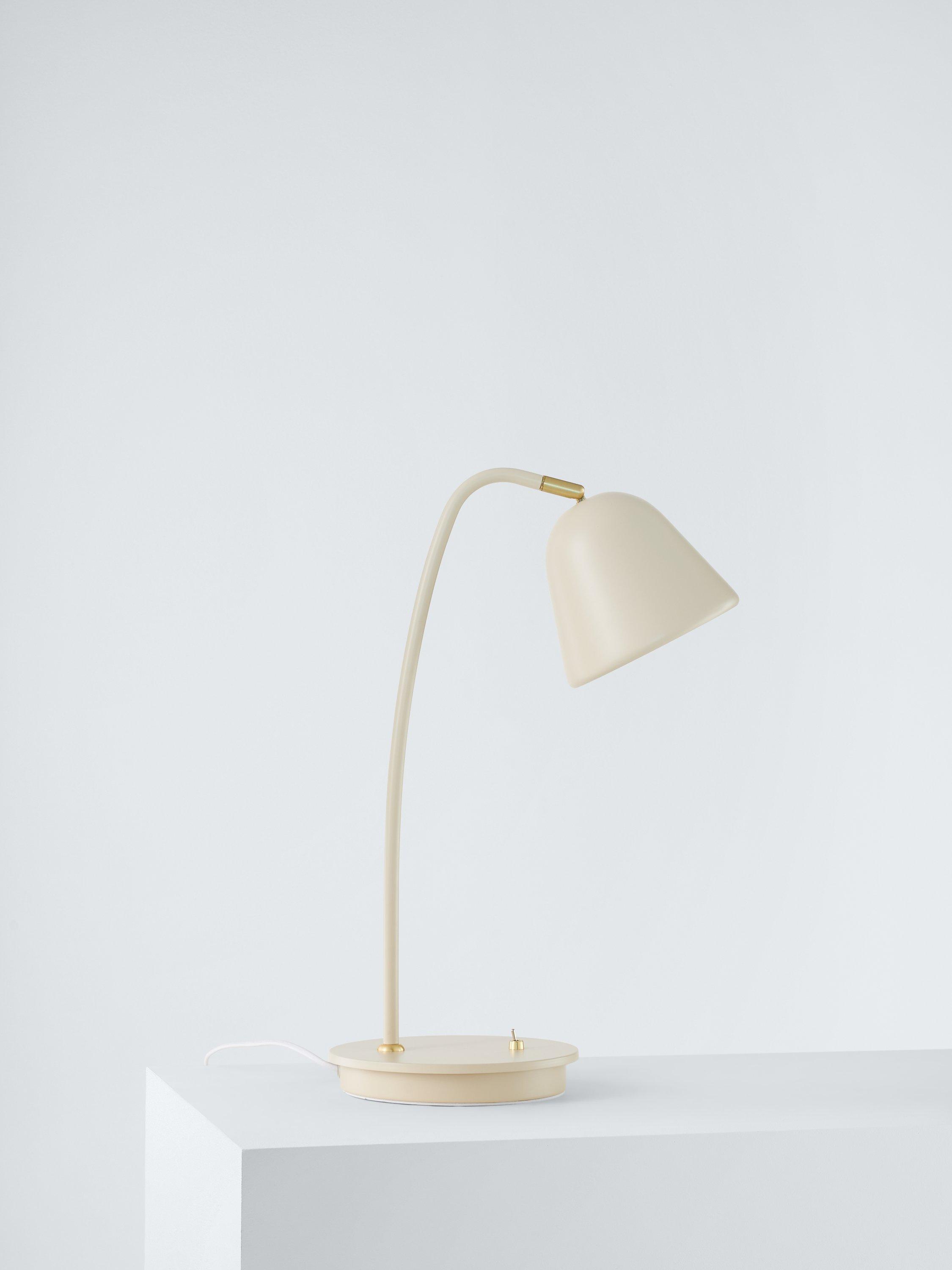 Nordlux Fleur desk lamp beige brass details - British product