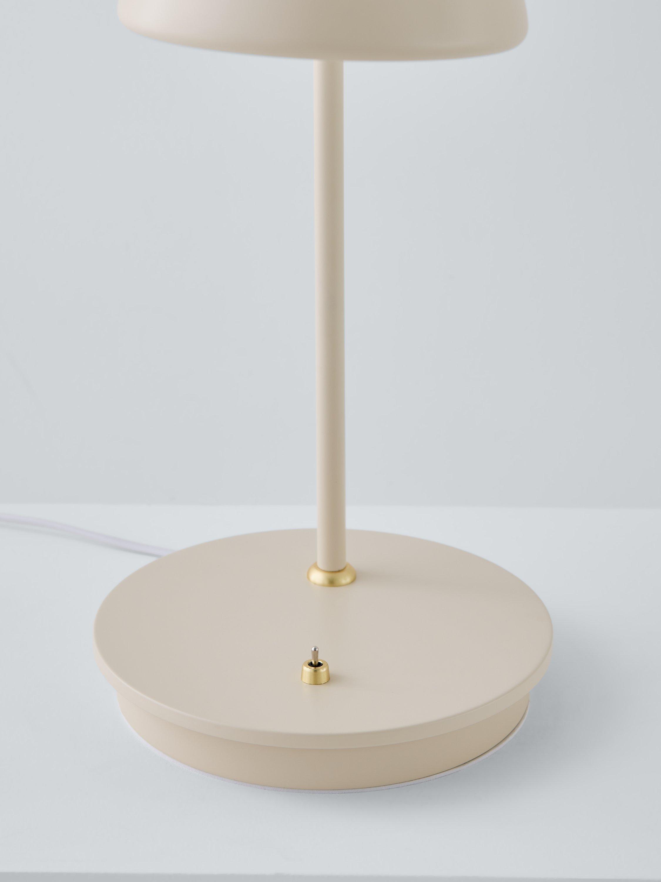 Nordlux Fleur desk lamp beige brass details - British product
