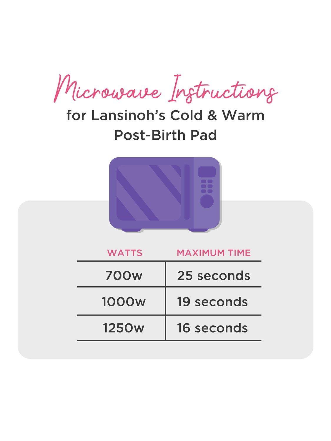 Lansinoh Cold & Warm Post Birth Relief Pad, UK version