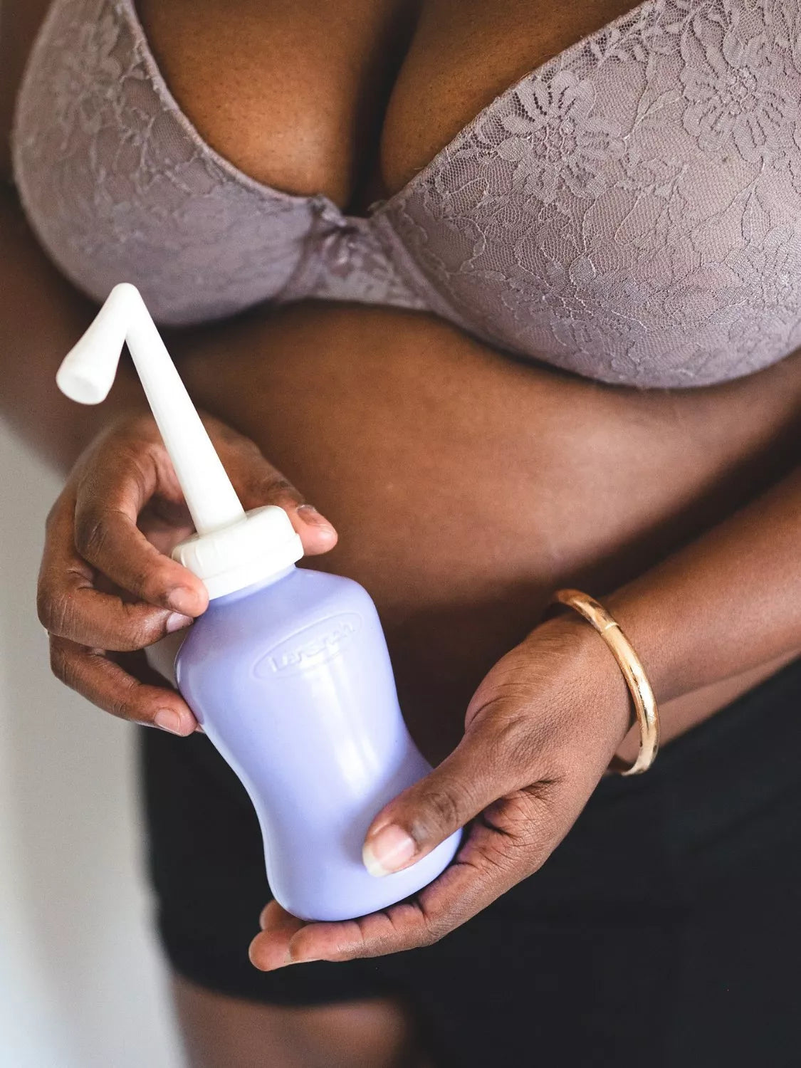 Lansinoh Post Birth Wash Bottle for perineal cleansing, UK version